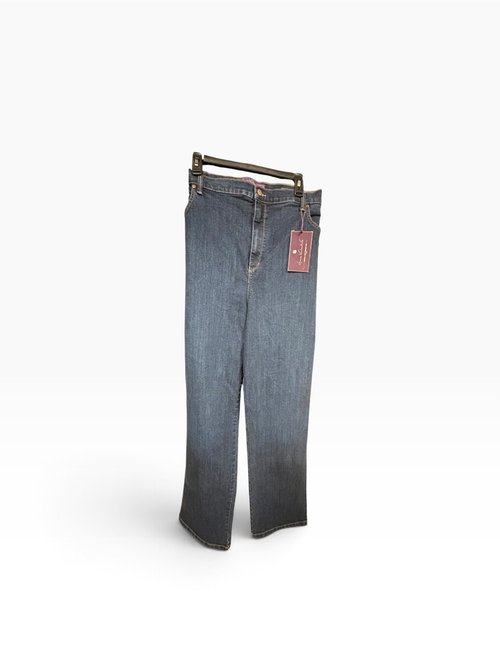 Gloria Vanderbilt Amanda Jeans Women’s 24W Long Dark Wash Tapered Leg Stretch